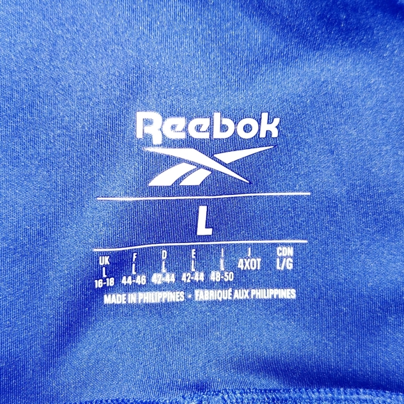 (3/$25) Reebok Blue Performance Leggings - Picture 4 of 4